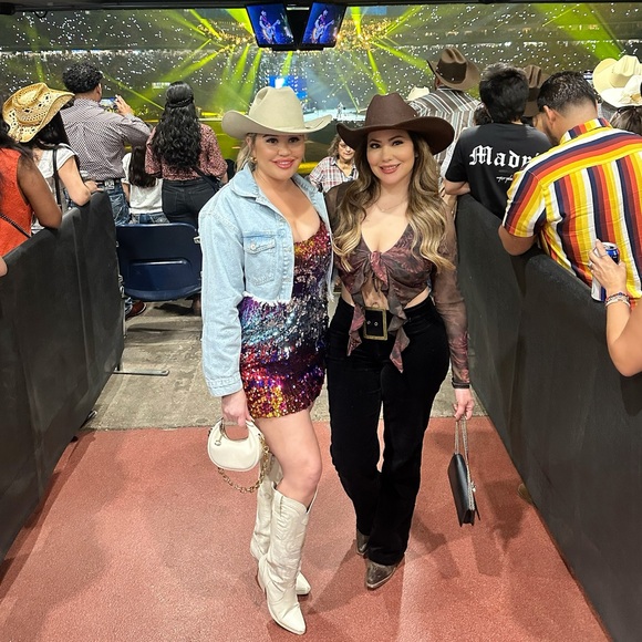 Halpern Mini “ tank “ Sequence Dress - Picture 4 of 8